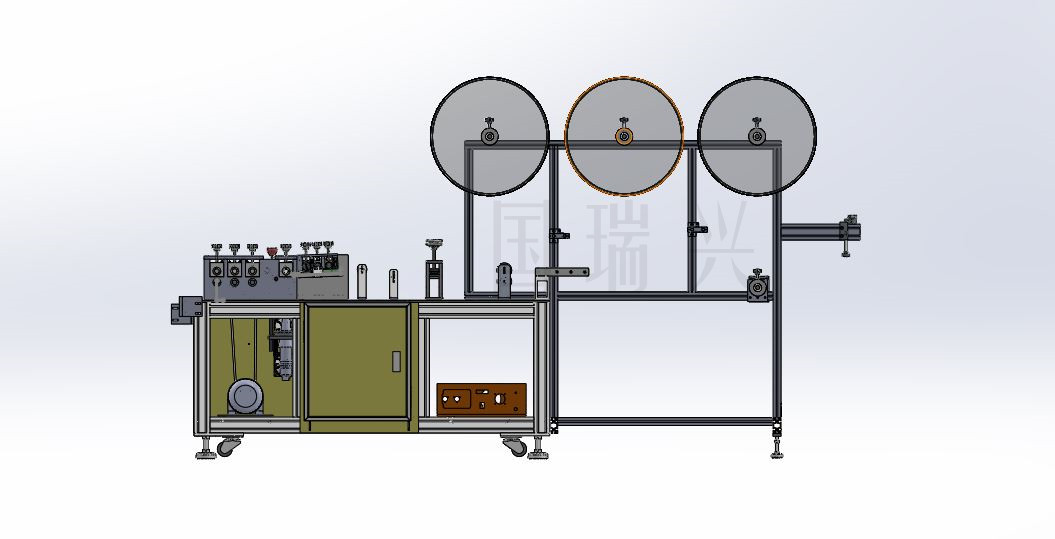 新型平面口罩打片機